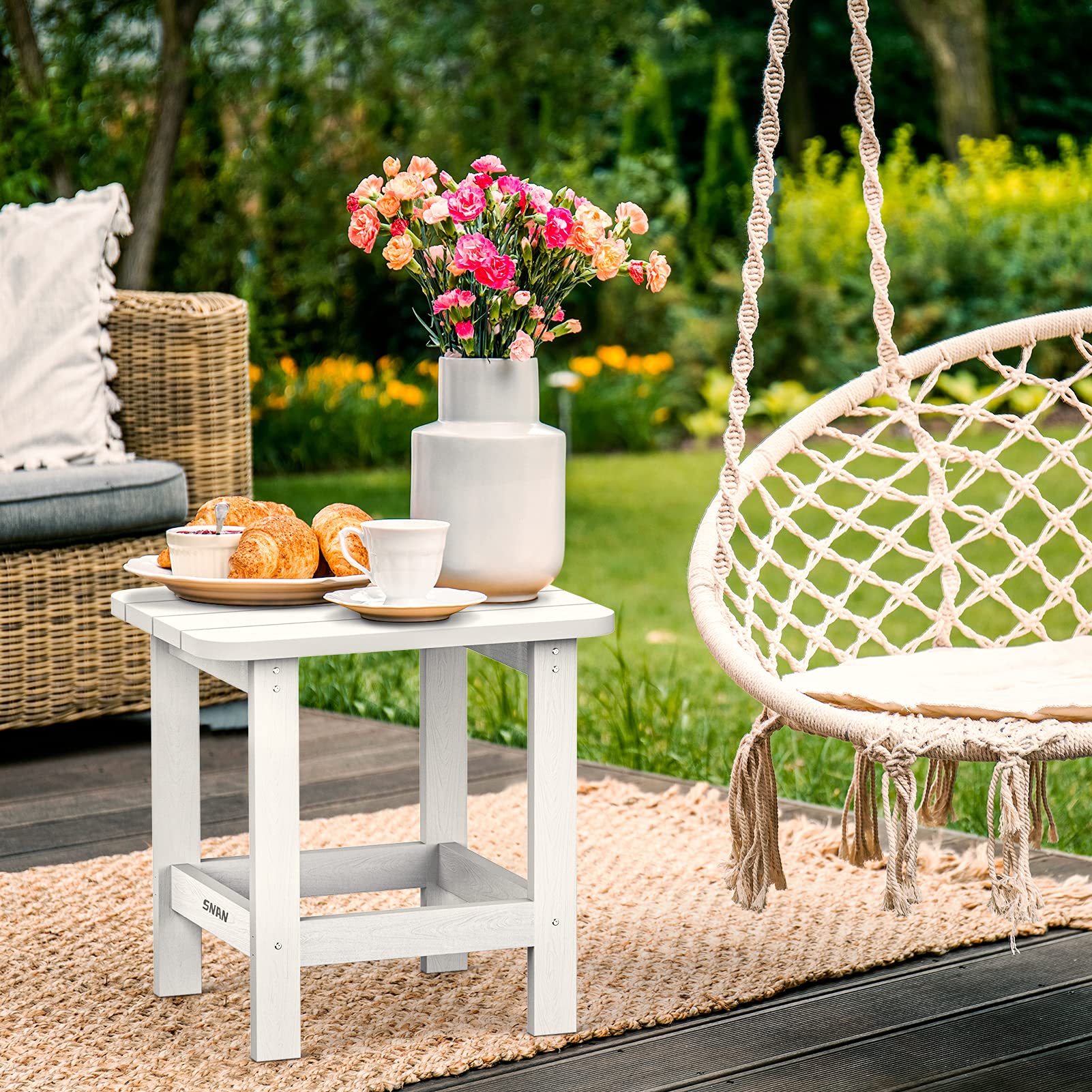Outdoor Side Table, Adirondack Outdoor Side Table for Garden